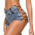 Pole Dance Denim Booty Shorts